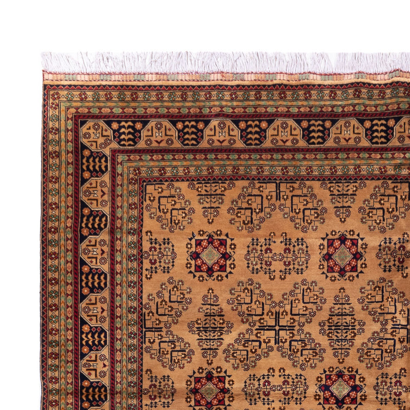 Afghan Teppich - 390 x 290 cm - dunkelbeige