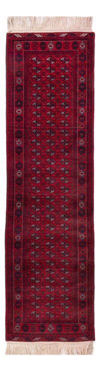 Tappeto corsia Tappeto afgano - Bukhara - 294 x 84 cm - rosso