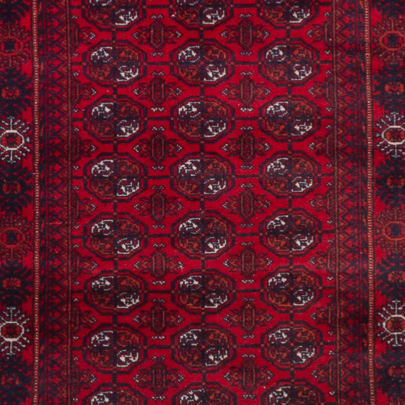 Läufer Afghan - Buchara - 294 x 84 cm - rot