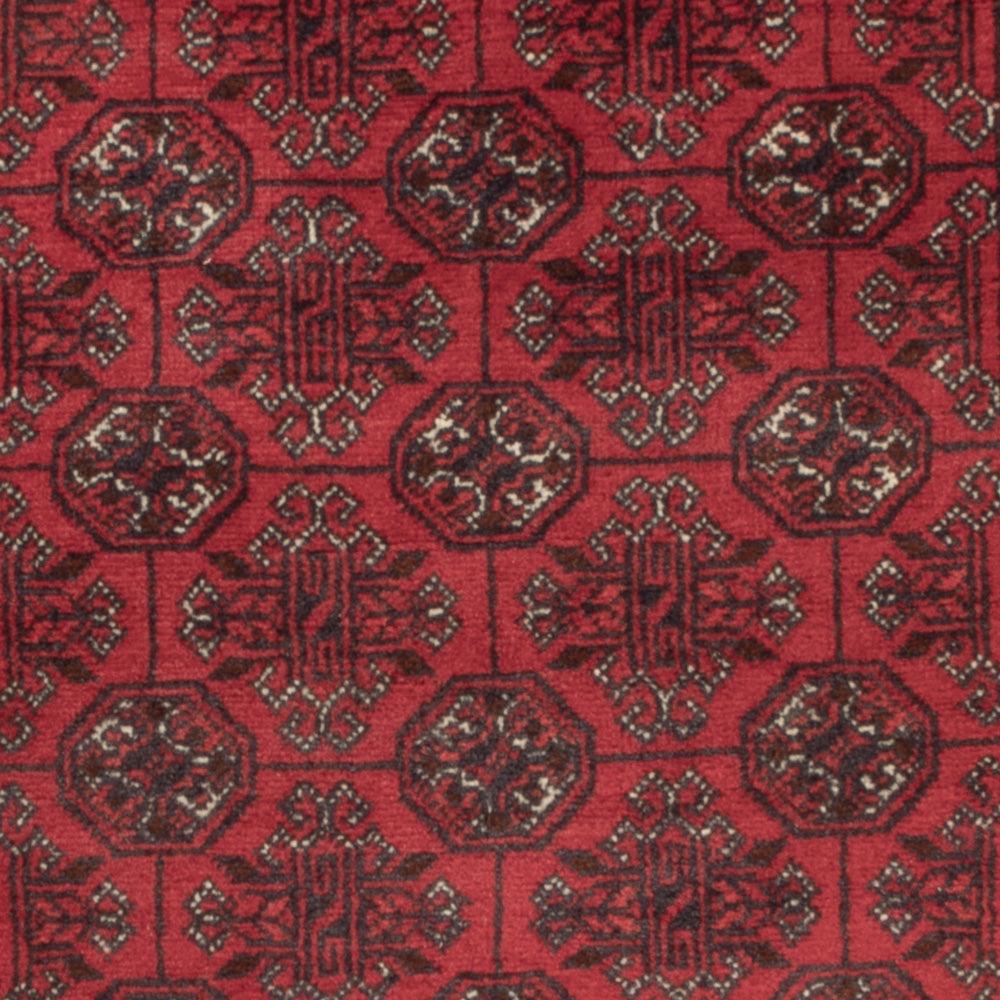 Afghan Teppich - Buchara - 122 x 70 cm - dunkelrot