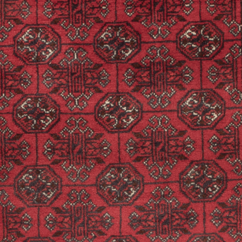 Afghan Teppich - Buchara - 122 x 70 cm - dunkelrot