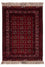 Afghan Teppich - Buchara - 140 x 102 cm - dunkelrot