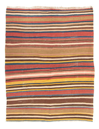 Tapis Kelim - Vieux - 215 x 172 cm - multicolore