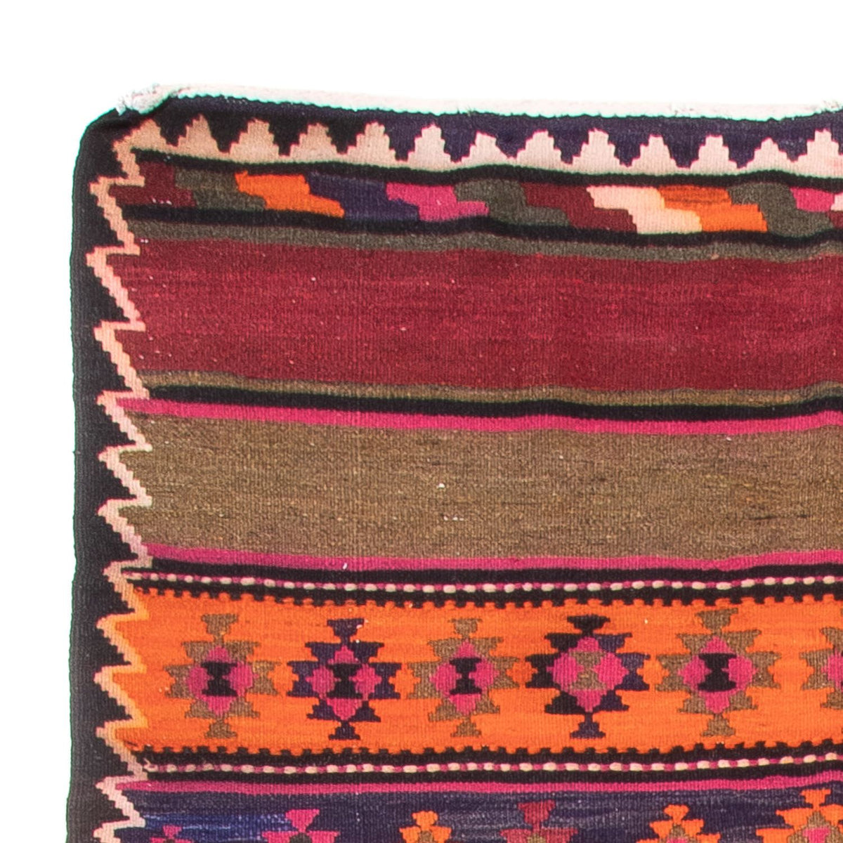 Läufer Kelim - Old - 395 x 160 cm - mehrfarbig