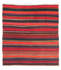 Tapis Kelim - Vieux carré  - 215 x 190 cm - multicolore