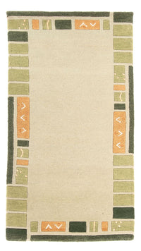 Tapis Népalais - 140 x 70 cm - vert olive