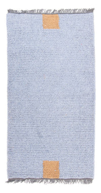 Tapis Népalais - 140 x 70 cm - bleu clair