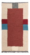 Tapis Népalais 70x140cm - Tapis en laine - Rectangle / Multicolore / 70 x 140 cm Rectangle