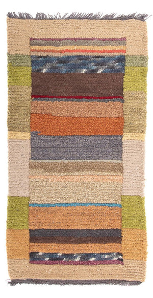 Nepal Teppich - 140 x 70 cm - mehrfarbig