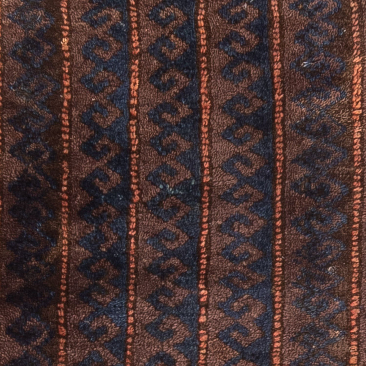 Afghan Teppich - 100 x 61 cm - braun