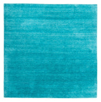 Tapis Gabbeh - Softy carré  - 200 x 200 cm - turquoise