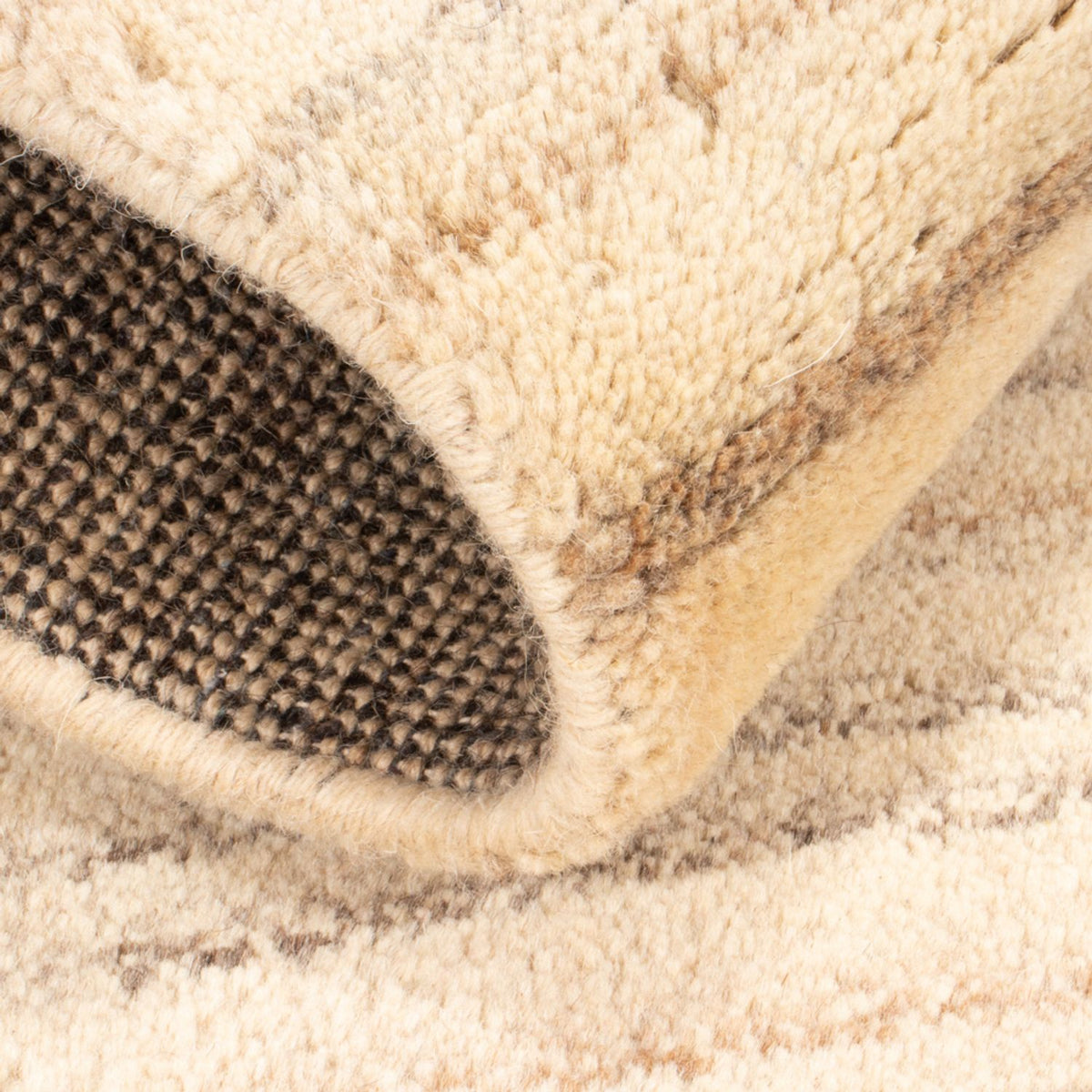 Gabbeh Teppich - Indus - 110 x 60 cm - natur