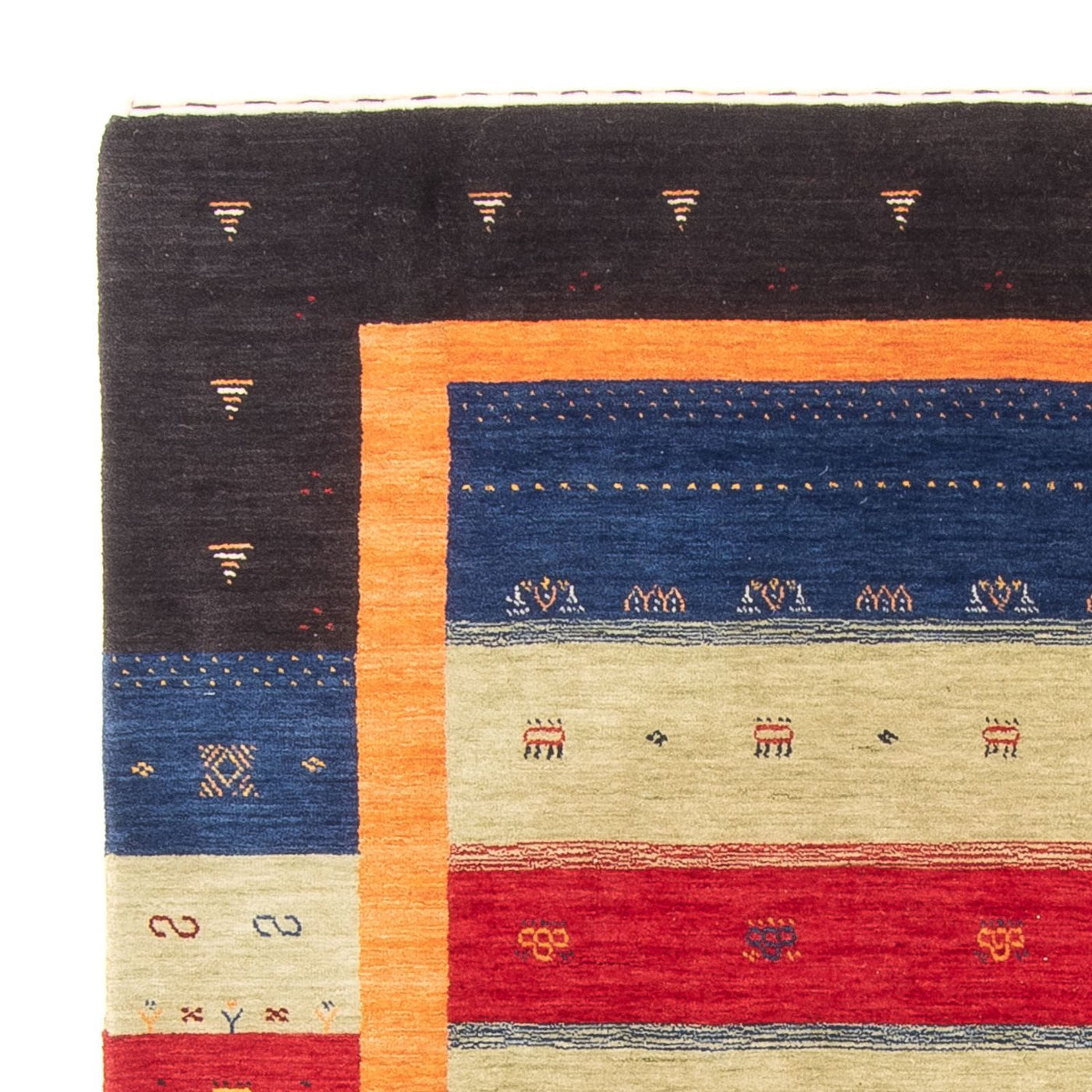 Gabbeh Teppich - Loribaft Softy - 242 x 170 cm - mehrfarbig
