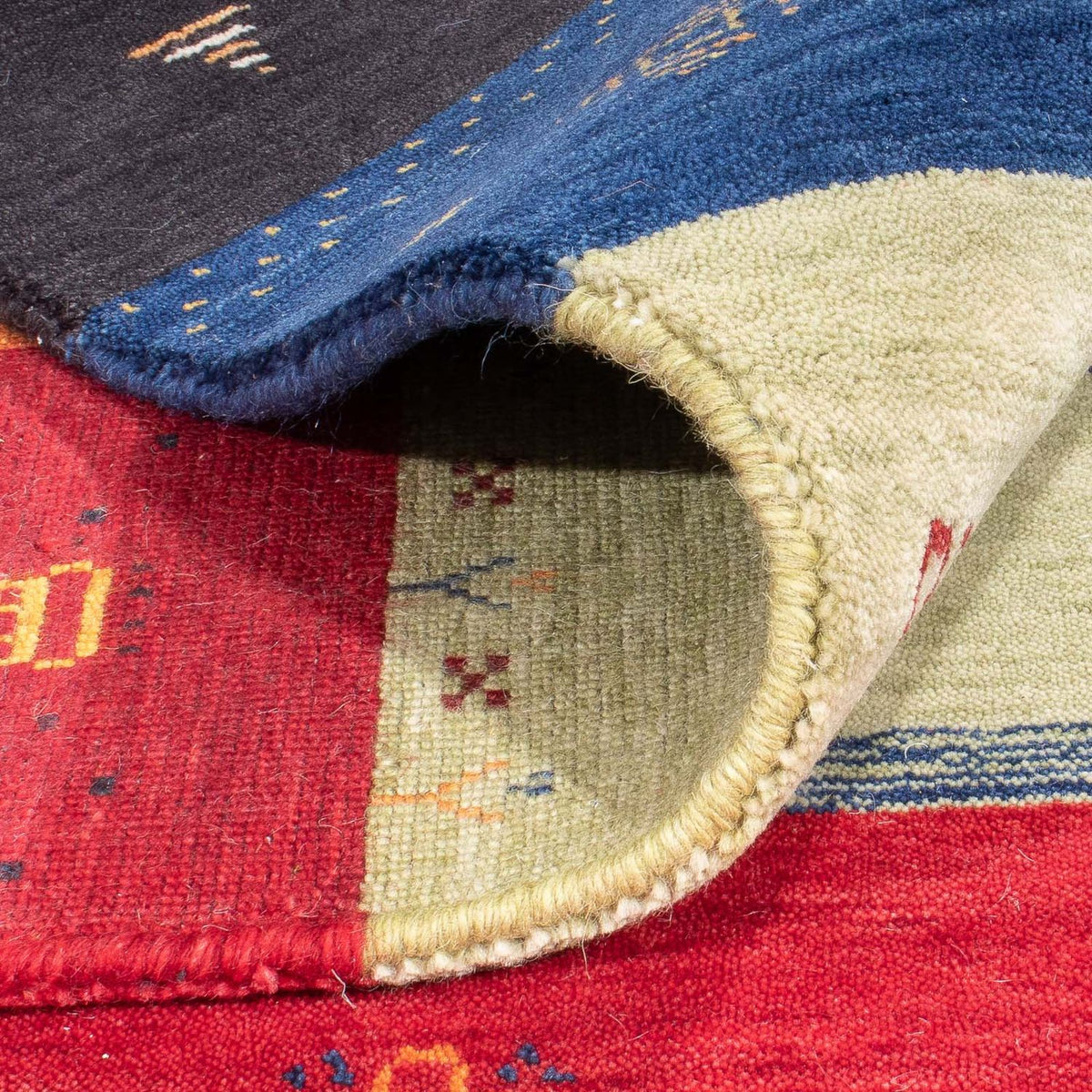 Gabbeh Teppich - Loribaft Softy - 242 x 170 cm - mehrfarbig