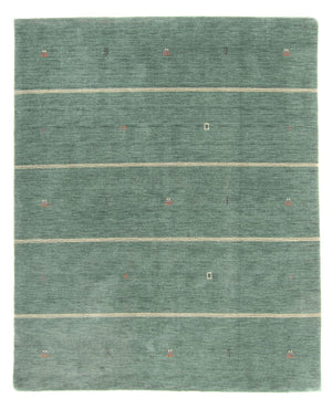 Gabbeh Teppich - Loribaft Softy - 250 x 200 cm - grün