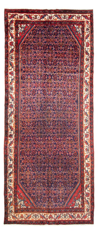 Tapis de couloir Tapis persan - Nomadic - 372 x 153 cm - bleu foncé
