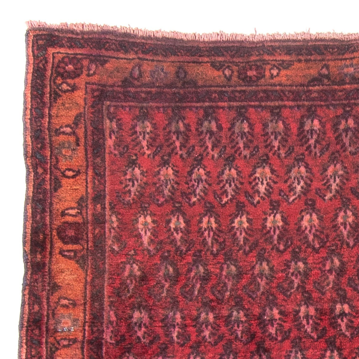 Tapis persan - Nomadic - 150 x 140 cm - rouge