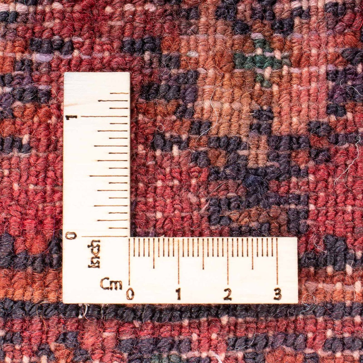 Tapis persan - Nomadic - 150 x 140 cm - rouge