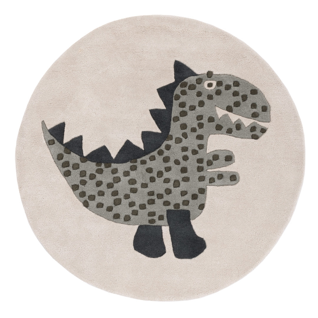 Dinosauro Tappeto per Bambini Rotondo