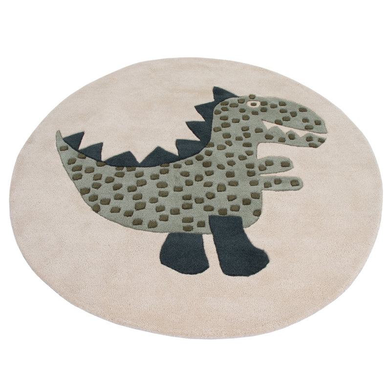 Dinosauro Tappeto per Bambini Rotondo