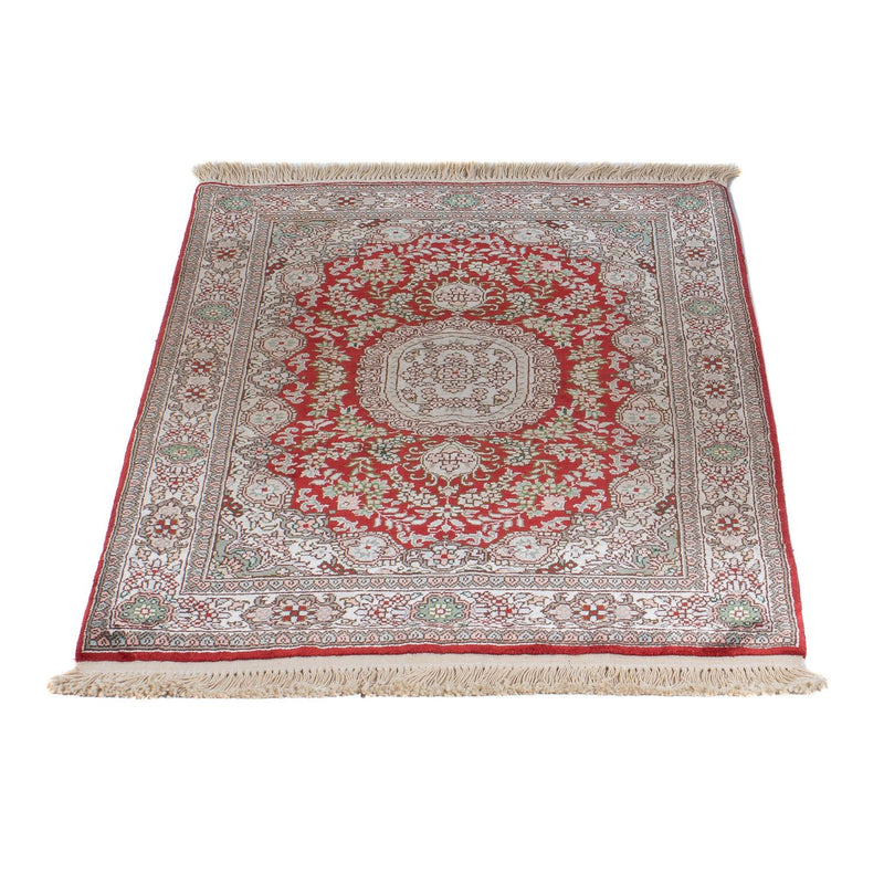 Seidenteppich - China Seide - 93 x 62 cm - rot