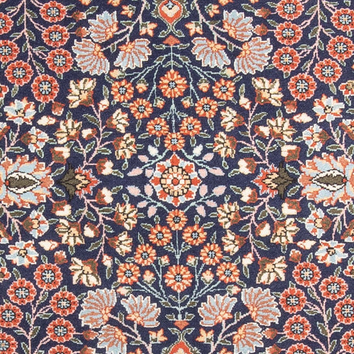 Orientteppich - Hereke - 107 x 82 cm - dunkelblau