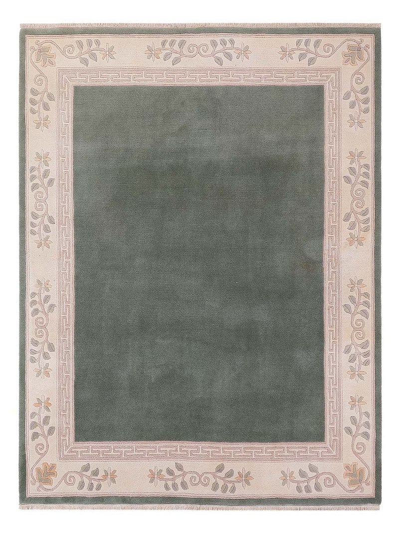 China Teppich - 250 x 200 cm - olivgrün
