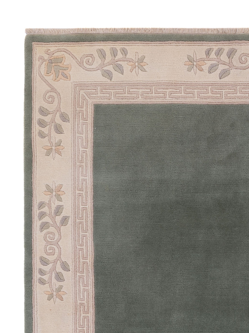 China Teppich - 250 x 200 cm - olivgrün