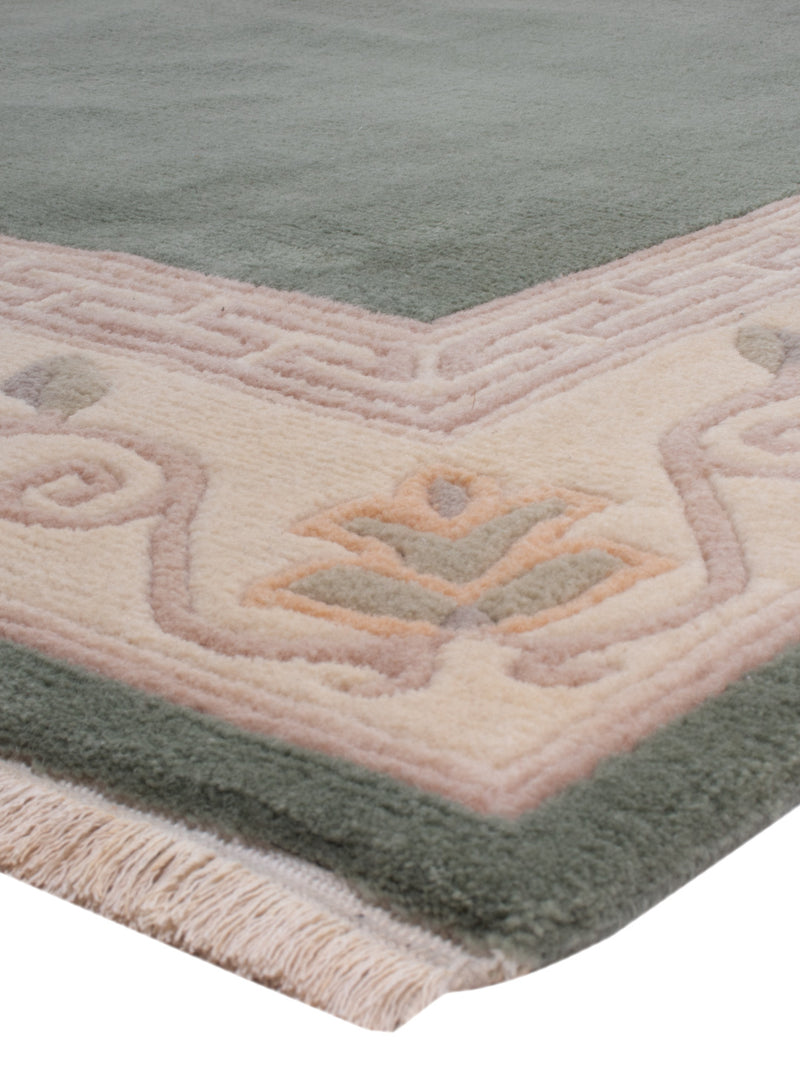 China Teppich - 250 x 200 cm - olivgrün