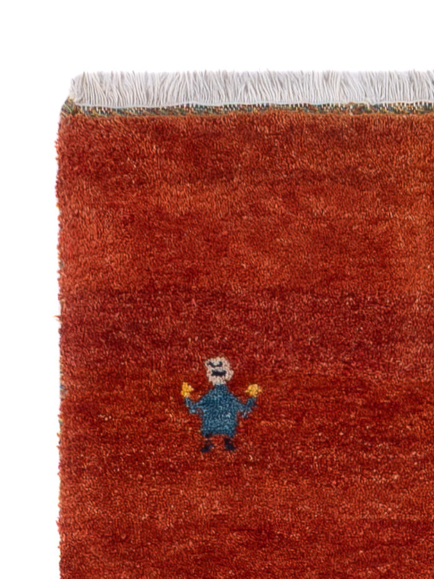 Läufer Gabbeh - Indus - 300 x 80 cm - rost