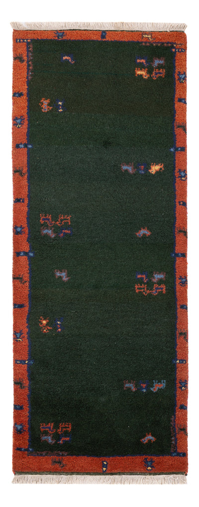 Gabbeh Teppich Indus 75x200cm - Wollteppich