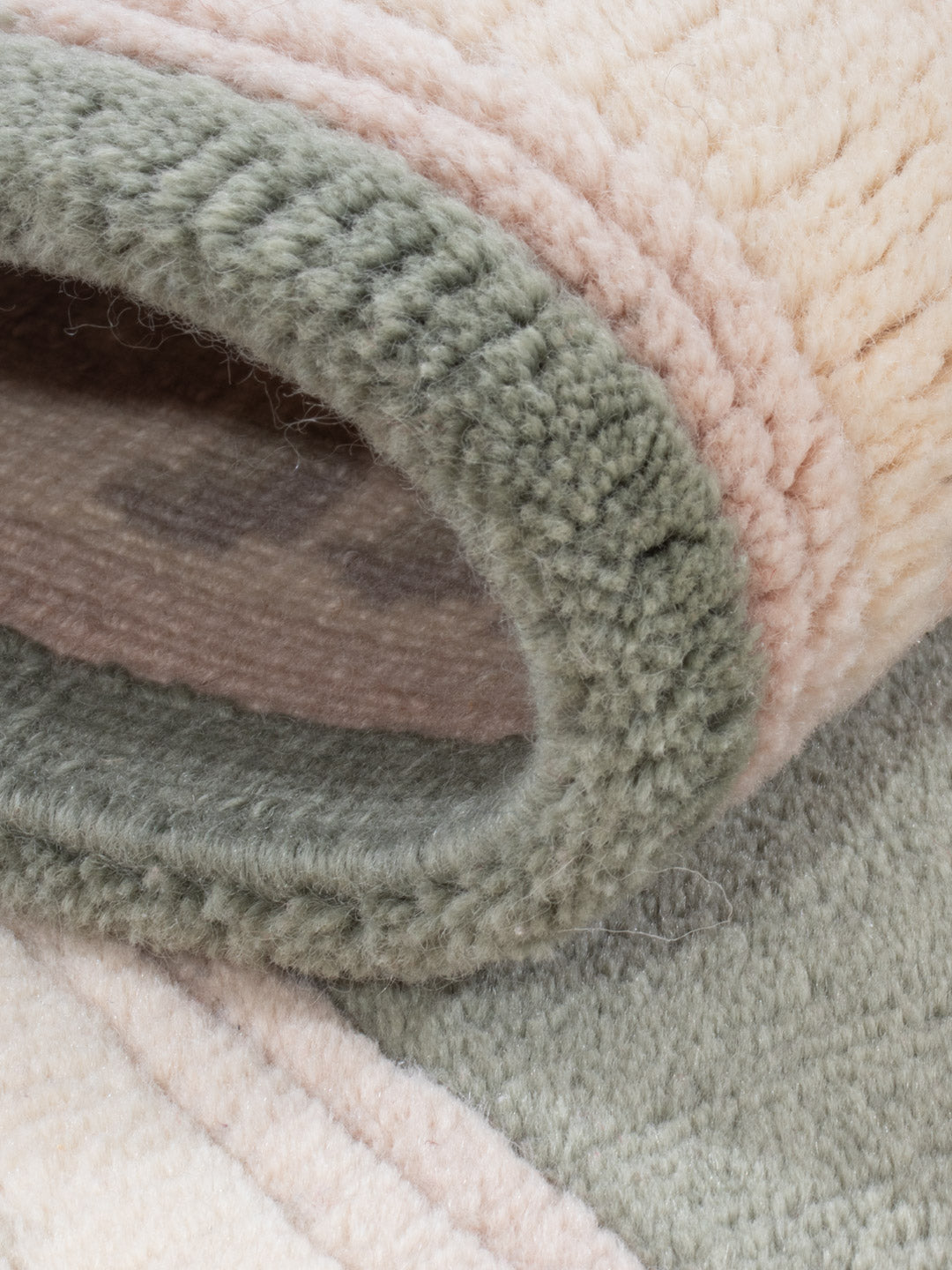 China Teppich - 140 x 70 cm - olivgrün