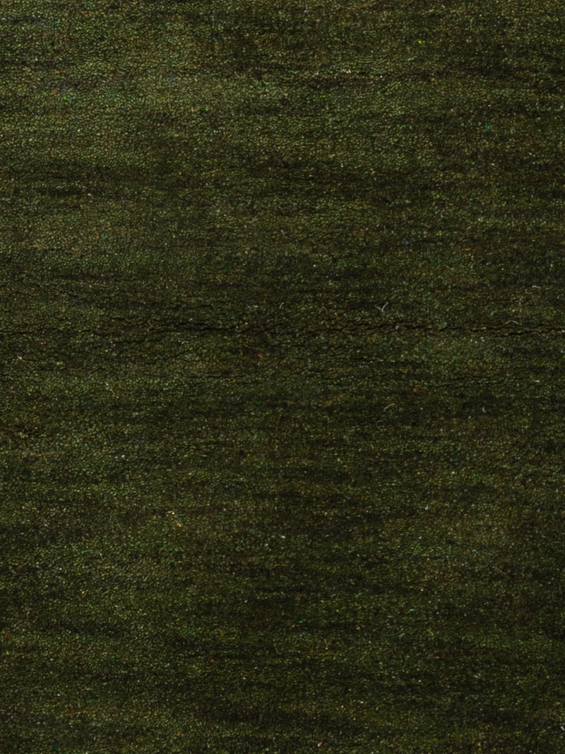 Gabbeh Teppich - Loribaft Softy - 150 x 100 cm - dunkelgrün