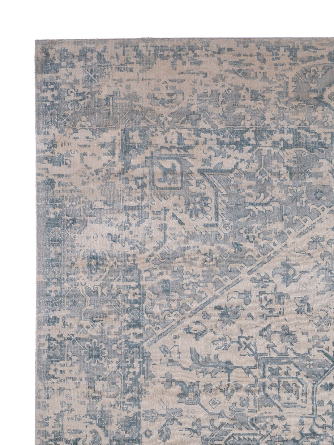 Viskose Teppich - 300 x 230 cm - türkis