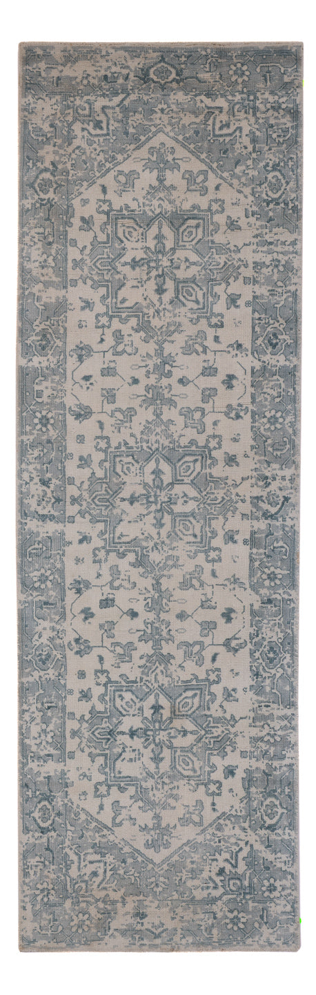 Läufer Viskose - 240 x 80 cm - türkis