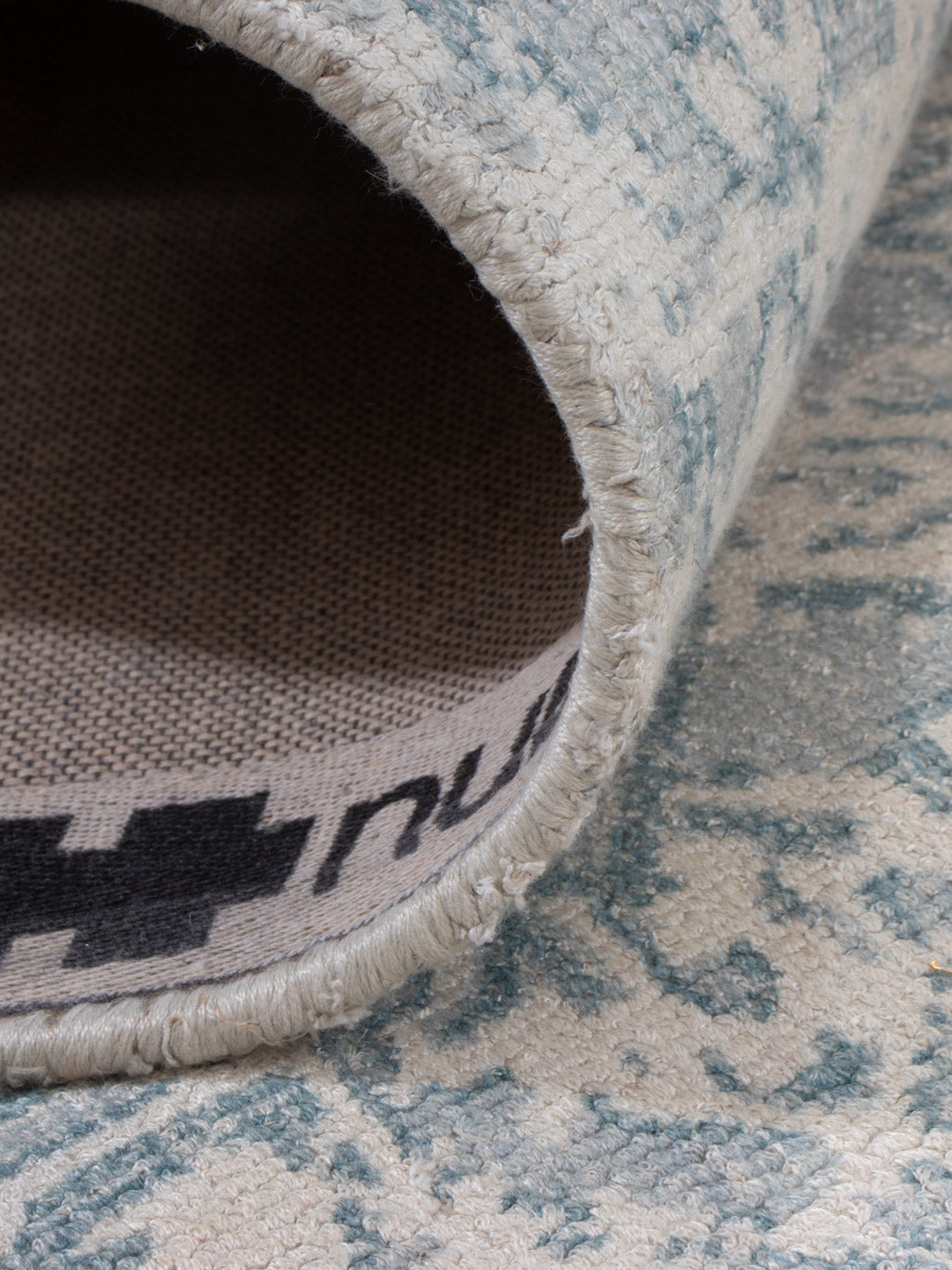 Läufer Viskose - 240 x 80 cm - türkis