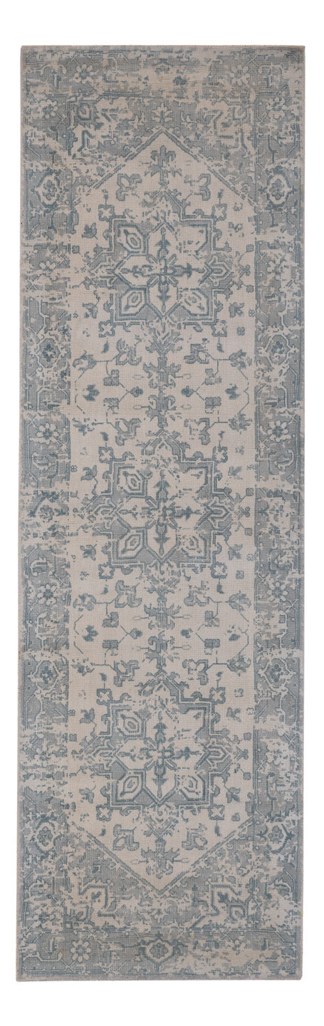 Läufer Viskose - 240 x 80 cm - türkis