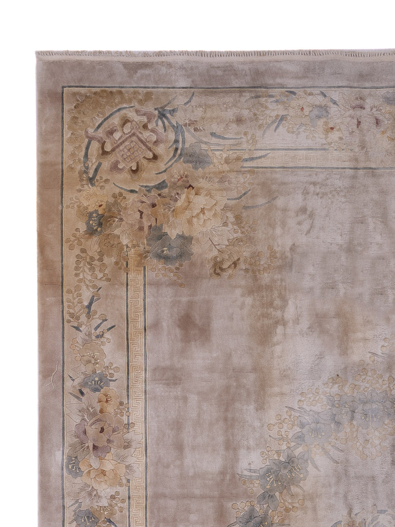 Seidenteppich - China Seide - 305 x 190 cm - hellbeige