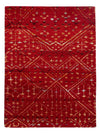 Tapis Gabbeh indien Tapis - Tapis en laine - rouge - Rectangle / Rouge / 60 x 90 cm Rectangle