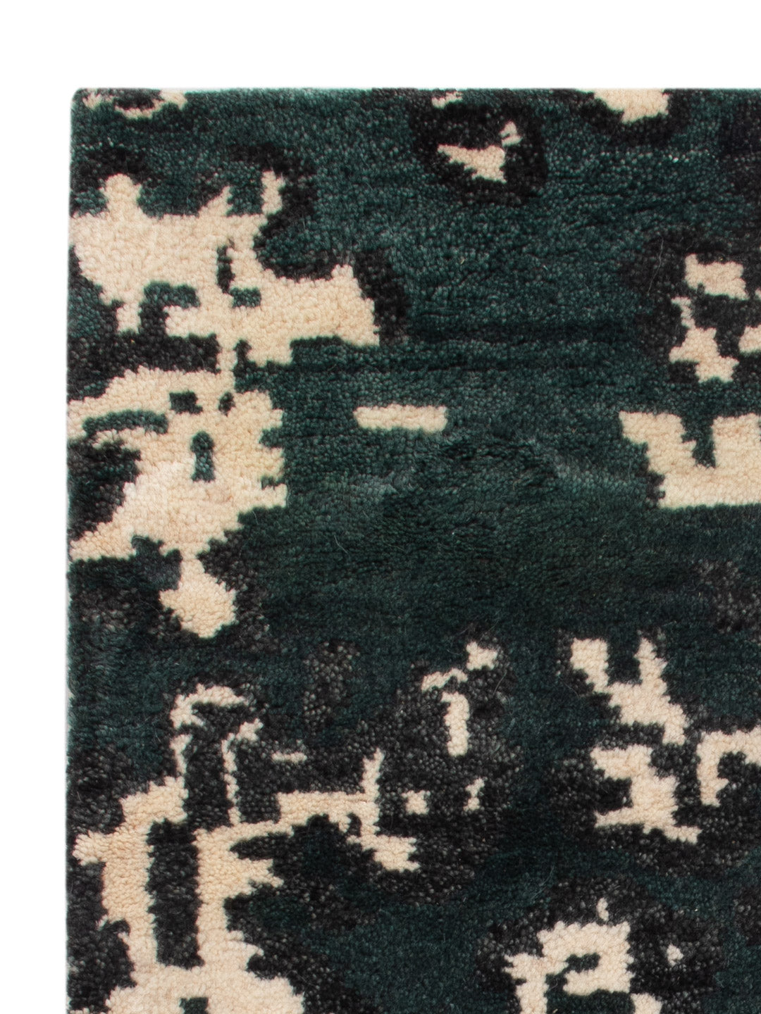 Gabbeh Teppich - Indus - 90 x 60 cm - dunkelgrün