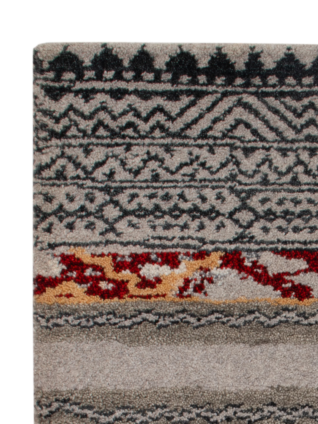 Gabbeh Teppich Indus 60x90cm - Wollteppich