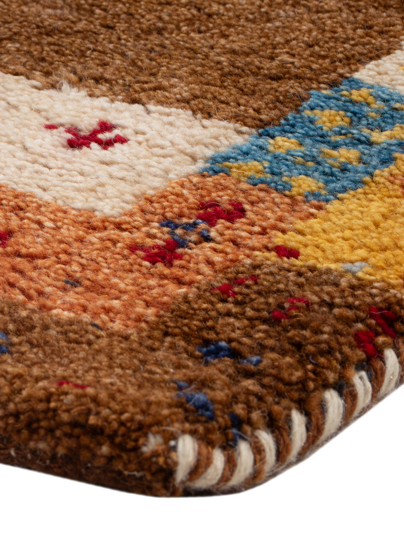 Gabbeh Teppich - Indus - 90 x 60 cm - mehrfarbig