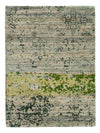 Gabbeh Indo Tappeto - Tappeto di lana - verde chiaro - Rettangolo / Verde chiaro / 60 x 90 cm Rettangolo
