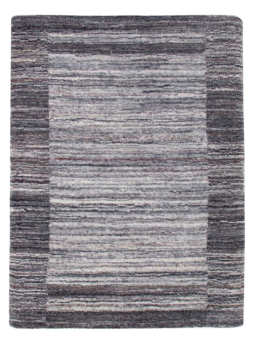 Gabbeh Teppich - Loribaft Softy - 90 x 60 cm - grau