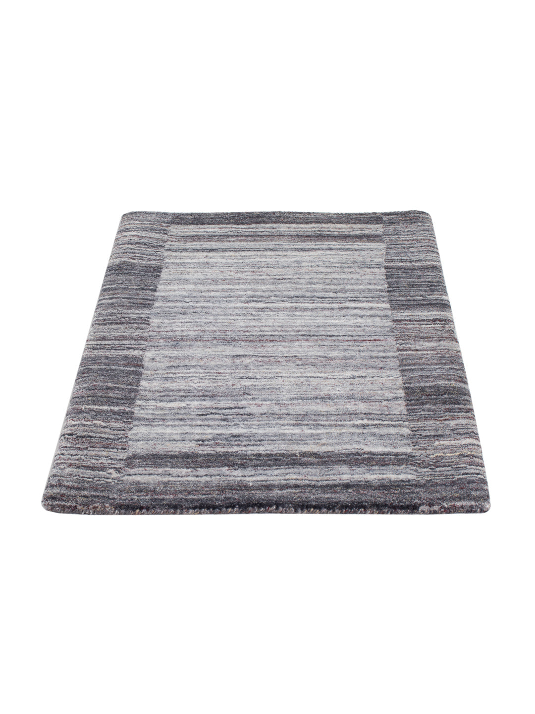Gabbeh Teppich - Loribaft Softy - 90 x 60 cm - grau