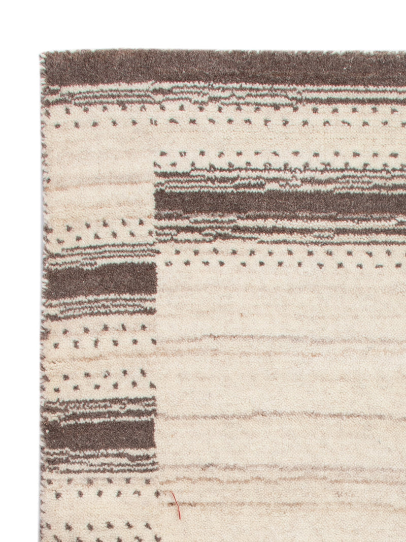 Gabbeh Teppich - Loribaft Softy - 90 x 60 cm - beige