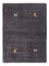 Gabbeh Teppich - Loribaft Softy - 90 x 60 cm - dunkelgrau