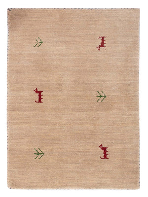 Gabbeh Teppich - Loribaft Softy - 90 x 60 cm - beige