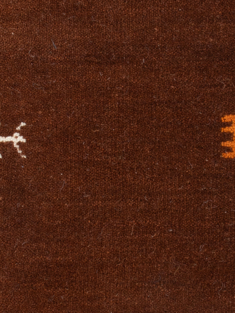 Tapis Gabbeh - Loribaft Softy - 90 x 60 cm - caramel