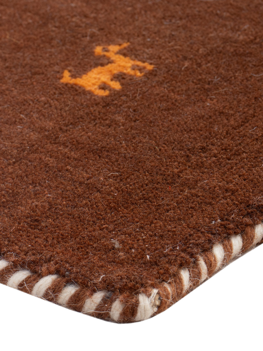 Tapis Gabbeh - Loribaft Softy - 90 x 60 cm - caramel